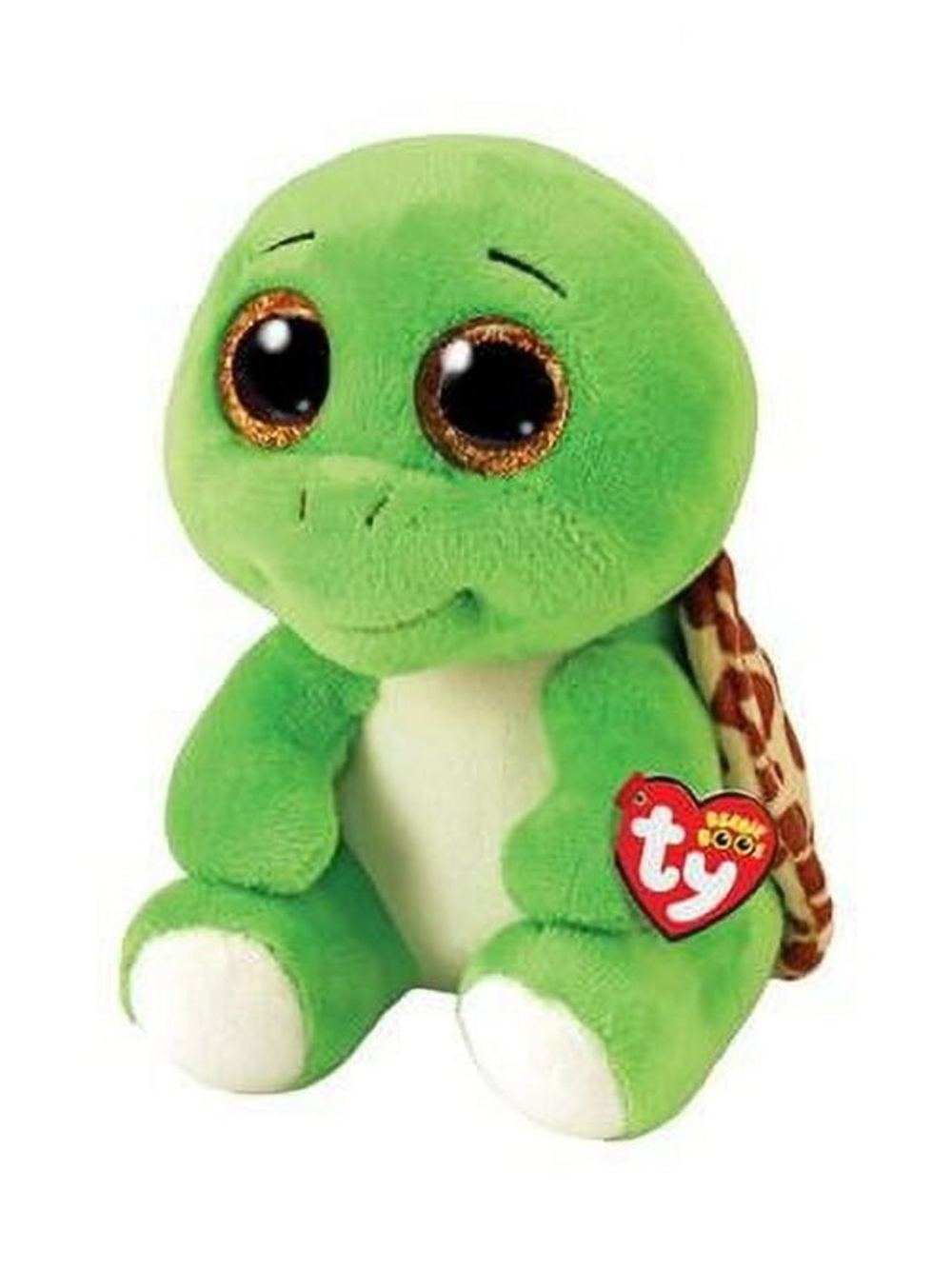TY Beanie Boos - TURBO the Turtle (Glitter Eyes) Regular Size - 6" Plush